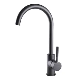 Змішувач для кухні Globus Lux Lazer GLLR-0203S-11-graphite Чорний матовий - мініатюра 5