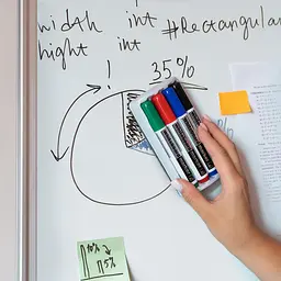 Набір маркерів Axent Whiteboard D2800, 4 шт., магнітний тримач-губка (D2800-80) - мініатюра 3