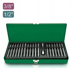 Набір біт TOPTUL 10мм HEX,TORX,SPLINE 40 од. GAAD4002