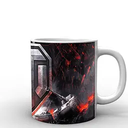 Кухоль GeekLand World of Tanks логотип WT.02.006 330 мл білий - мініатюра 2