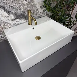 Умивальник VBI Rutino підвісний 60x46 см white VBI-017601 - мініатюра 3