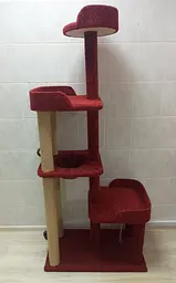 Ігровий комплекс для котів з кігтеточкою KL78