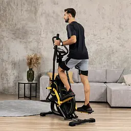 Орбітрек магнітний Hop-Sport HS-450B Dynamic чорно-жовтий - мініатюра 10