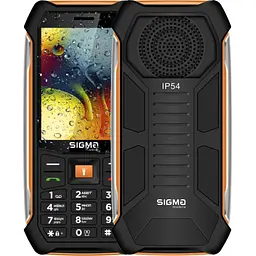 Мобільний телефон Sigma X-style 323 RAIN Black-Orange (4827798885727)