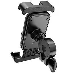 Вело- Мото- тримач Hoco H82 Vista Universal Black / Metal gray - мініатюра 4