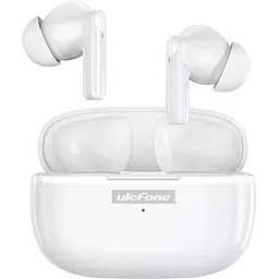 Бездротові навушники Ulefone Buds, TWS, IPX4, BT5.1, 5h, white UA UCRF