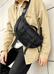 Велика чоловіча поясна сумка бананка Sambag 38х21 см sum0027306 - мініатюра 7