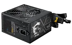 Блок живлення MSI MAG 650W PCIE5 80+ Bronze (MAG A650BN PCIE5 II) Black