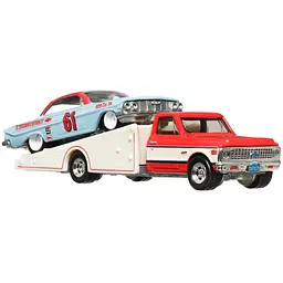 Колекційна модель машинки Hot Wheels Car Culture 1961 Impala та 1972 Chevy Ramp Truck (FLF56/HKF40) - мініатюра 2