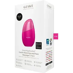 Масажер для обличчя GESKE Cool & Warm Eye and Face Massager 7в1 Magenta (HB0289) [176771] - мініатюра 7