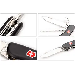 0.8363.3 Ніж Victorinox FORESTER чорний нейлон - мініатюра 4
