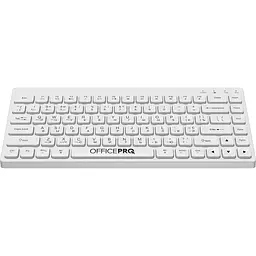 Клавіатура OfficePro бездротова біла (SK955W) - мініатюра 2