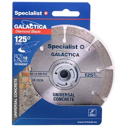 Диск алмазний Specialist+ Galactica 125x10x22 мм (11/2-0125)