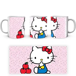 Кухоль GeekLand Hello Kitty Хелло Кітті HK 02.13 330 мл білий - мініатюра 4