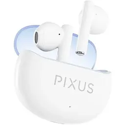 Бездротові навушники Bluetooth-гарнітура Pixus Space біла - мініатюра 4