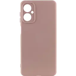 Чохол Silicone Cover Ummi Lakshmi Full Camera (AA) для Motorola Moto G55 5G Рожевий/Pink Sand