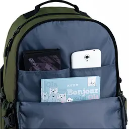 Рюкзак GoPack Education Teens 186 хакі (GO25-186L-3) - мініатюра 10