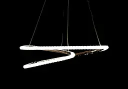 Люстра стельова LED Splendid Ray LF9808/1, регулювання висоти 20-115 см, золото, білий, сучасний стиль - мініатюра 6