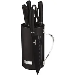 Набір ножів із 7 предметів Berlinger Haus Black Silver Collection (BH-2480)