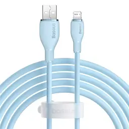 Кабель Baseus Pudding Series Fast Charging Cable USB to Lightning 2.4A 2m 2m P10355700311-01 Blue