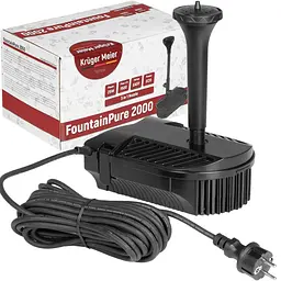 Фонтан-фільтр для ставка Kruger Meier FountainPure 2000 3 в 1: насос, фільтр, фонтан (1500 л/год) - мініатюра 6