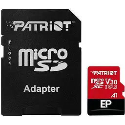 Карта пам'яті Patriot microSDXC EP 1TB UHS-I U3 V30 A1 Class 10 + SD адаптер (PEF1TBEP31MCX) [112842]