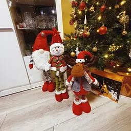 Різдвяний декоративний олень із телескопічними ніжками Ruhhy 88 см - мініатюра 4