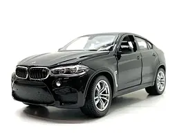 Машинка колекційна металева BMW X6M Rastar 56600 1:24 чорний - мініатюра 2