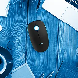 Мишка Modecom MC-M111, 3кн., 1600dpi, чорно-синя - мініатюра 5