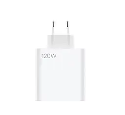 Мережний зарядний пристрій MI120W з кабелем (Білий) - мініатюра 9
