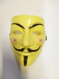 Маска Анонімуса Гай Фокс V - значить вендетта G-Toys в асортименті - мініатюра 5