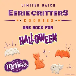 Печиво Mother's Halloween Eerie Critters Animal Cookies 14г - мініатюра 3