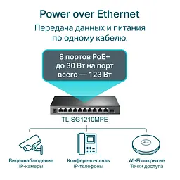 Комутатор мережевий TP-Link TL-SG1210MPE - мініатюра 5