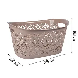 Кошик Stars Plast какао 11 л (94253/как) - мініатюра 2