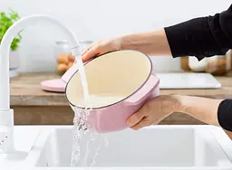 Каструля з кришкою KitchenAid СС007430-001 22 см 3.3 л суха троянда - мініатюра 4
