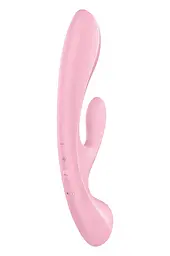 Вібратор-кролик Satisfyer Triple Oh 24 см рожевий - мініатюра 2
