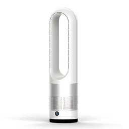 Мобільний безлопатевий вентилятор Germatic LED 1200W / Кондиціонер підлоговий 2в1 з обігрівом та охолодженням AM-018JR сенсор, пульт ДК, автоповорот 80° - мініатюра 6
