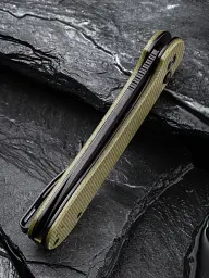 Ніж Civivi Button Lock Elementum Olive Micarta (C2103B) - мініатюра 7