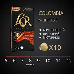 Кава в капсулах L’OR Espresso Colombia 10 шт. 52 г (874033) - мініатюра 6