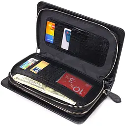 Чоловіча шкіряна барсетка Canpellini 21,5х13,5х4 см sum0022450 - мініатюра 5