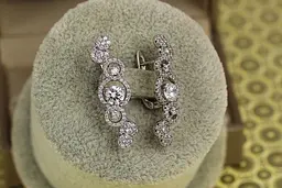 Сережки Xuping Jewelry Бульбашки 3 см сріблясті - мініатюра 2