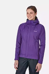 Куртка Rab Downpour Jacket wmns 8 Світло-фіолетовий