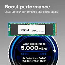 SSD-накопичувач Crucial E100 2 ТБ (CT2000E100SSD8) [176294] - мініатюра 2