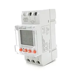 Реле часу Sinotimer TM920BK, на DIN-рейку, LCD, програмований, змінна батарея, 30А, 85-265V, 87х65х36 мм - мініатюра 2