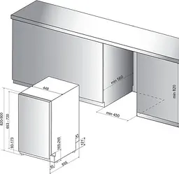 Посудомийна машина Hotpoint Ariston HSIC3T127C - мініатюра 7