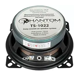 Коаксіальна автоакустика Phantom TS-1022 [55416] - мініатюра 4