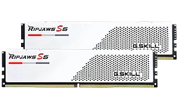 Оперативна пам'ять G.Skill 32GB (2x16GB) DDR5 6000MHz Ripjaws S5 White (F5-6000J3040F16GX2-RS5W)