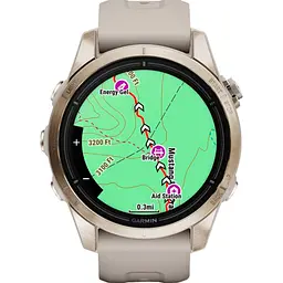 Смарт-годинник Garmin Epix Pro [Gen 2] Sapphire Edition 42mm Soft Gold with Light Sand Band [010-02802-10] [86536] - мініатюра 4