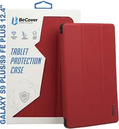 Чохол до планшета BeCover Smart Case Samsung Tab S9 Plus (SM-X810/SM-X816)/S9 FE Plus (SM-X610/SM-X616) 12.4" Red Wine (710372)