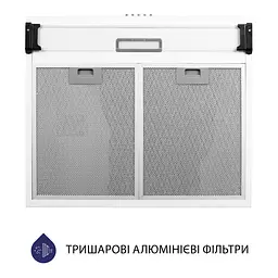 Витяжка плоска MINOLA HPL 517 WH - мініатюра 7